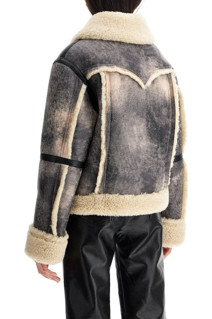 Lessie Faux Shearling Jacket  - Grey