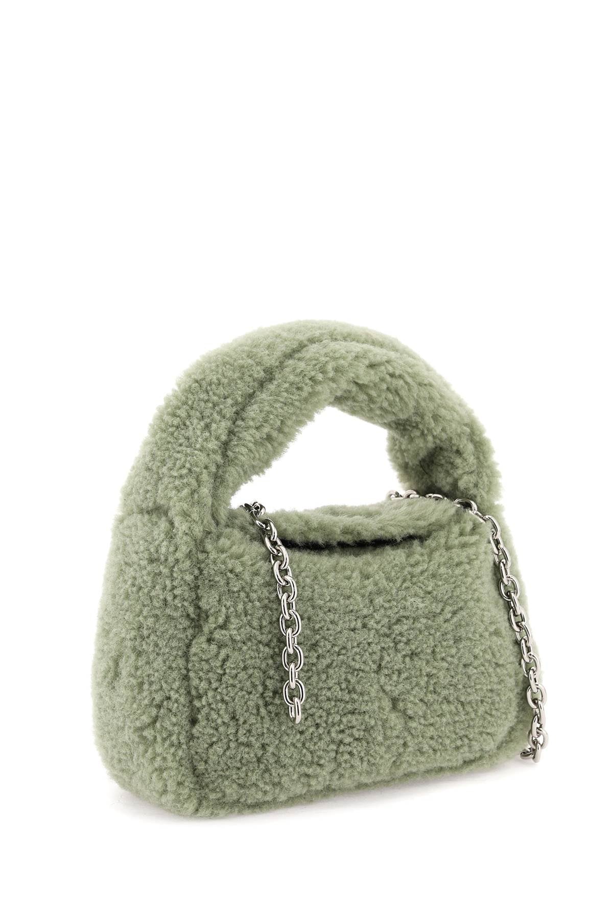 Faux Fur Minnie Bag  - Verde