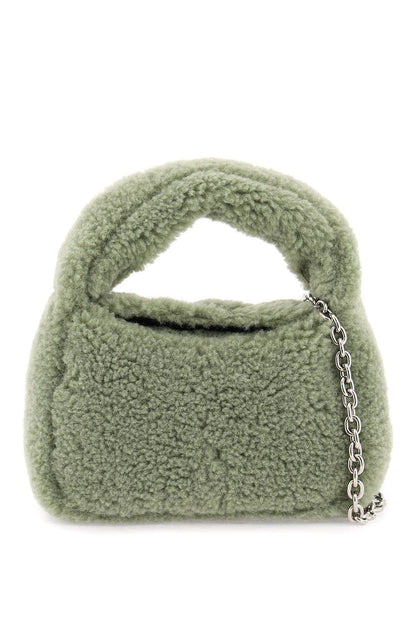 Faux Fur Minnie Bag  - Verde