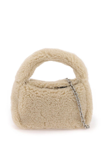 Faux Fur Minnie Bag  - Beige