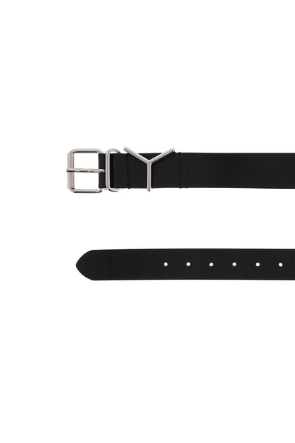 Sl\n\nysl Buckle Belt With  - Black