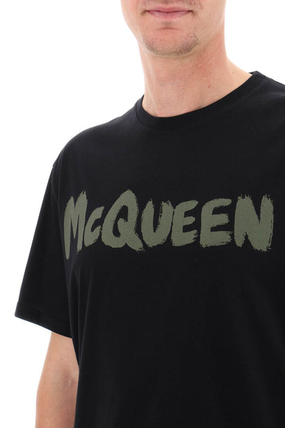 Mcqueen Graffiti T-shirt  - Black