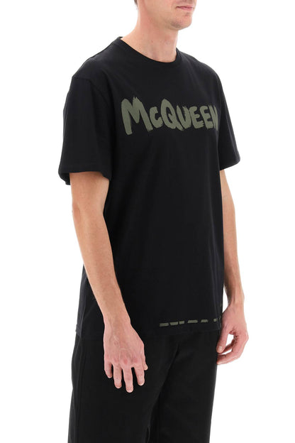 Mcqueen Graffiti T-shirt  - Black