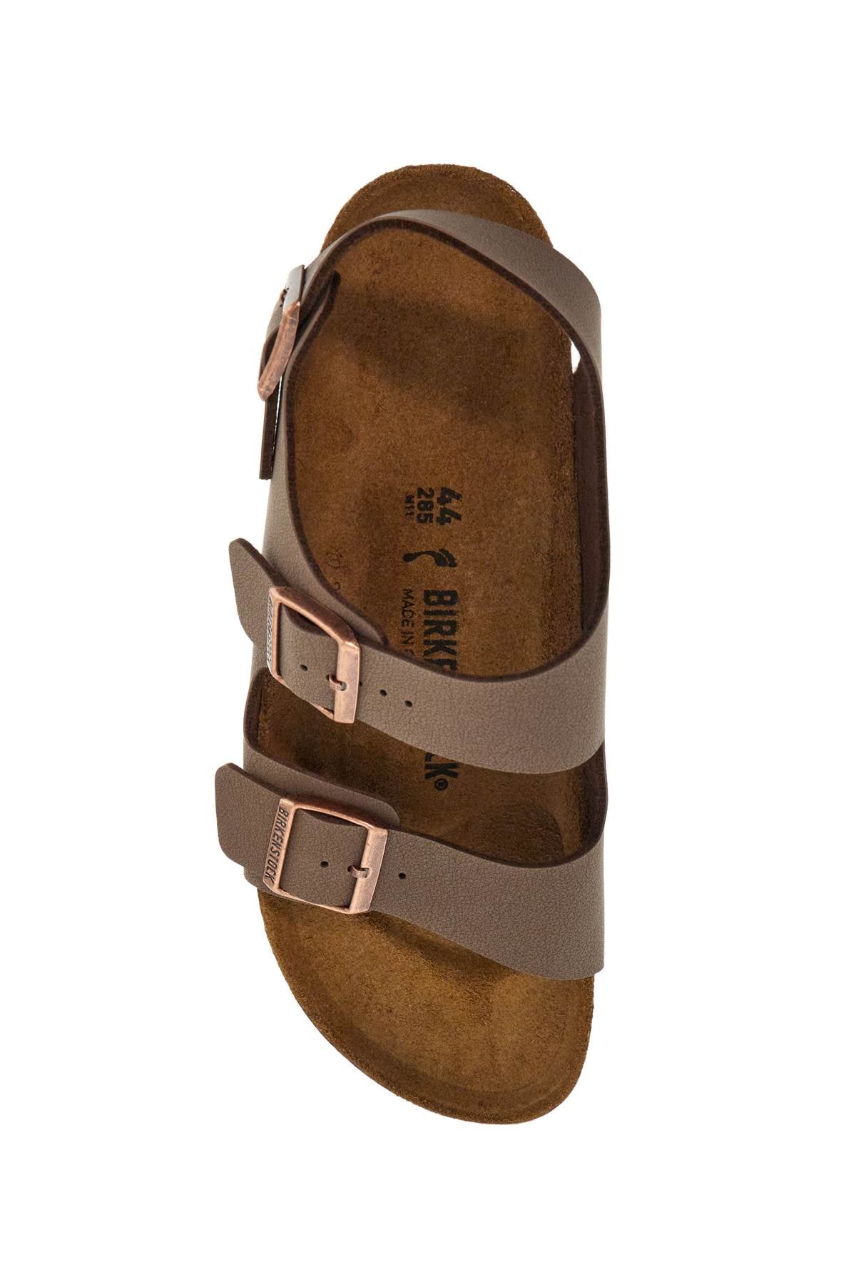 Birkoflor Mocca Sandals With Cork Sole And Adjustable Straps Milano  - Brown