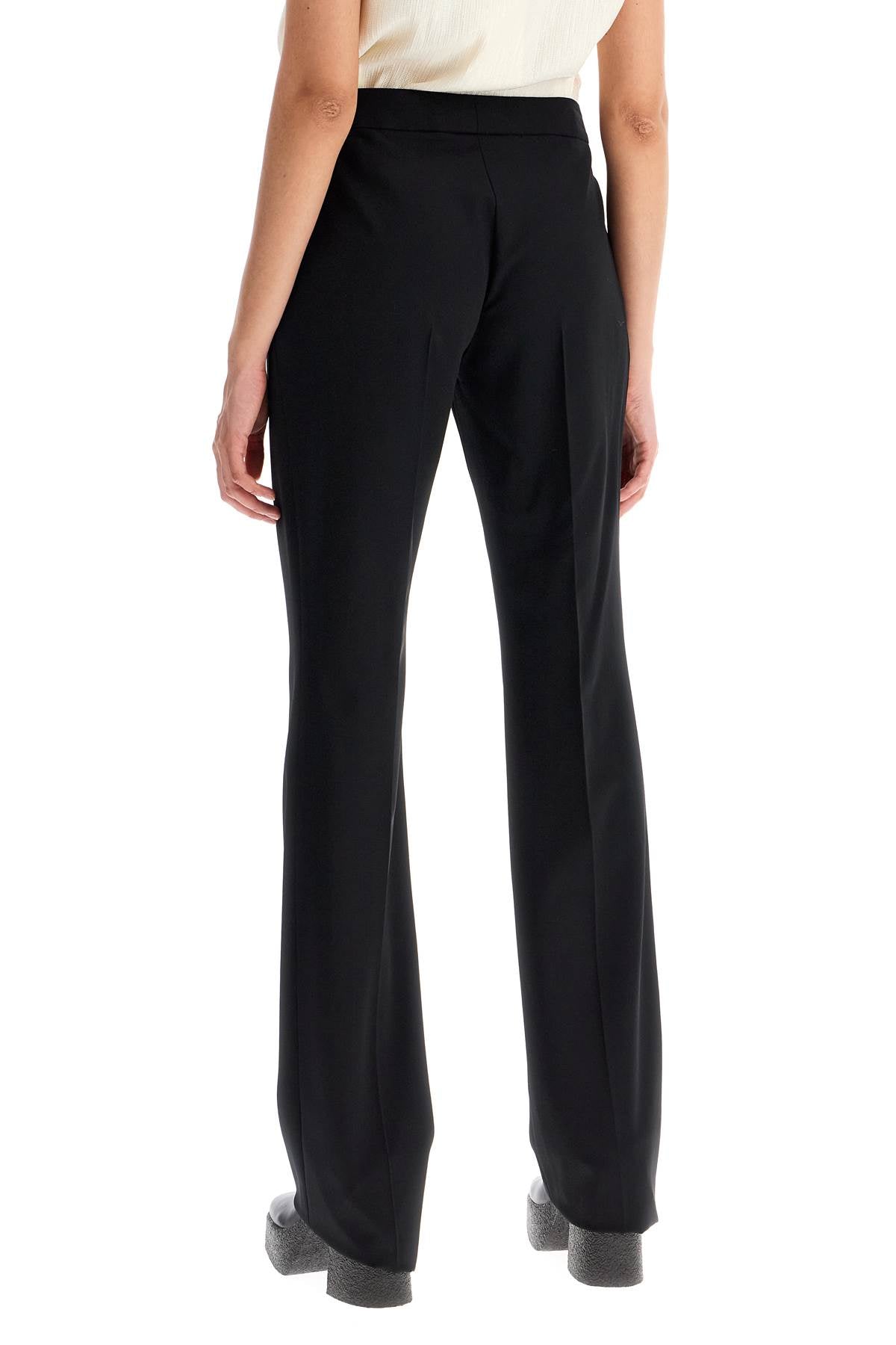 Stretch Twill Pants For Men  - Black