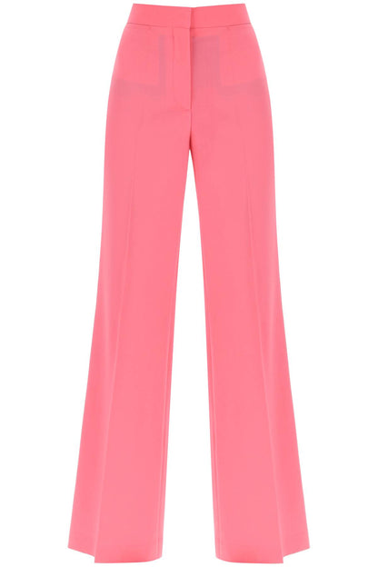 Flared Tailoring Pants  - Fuchsia