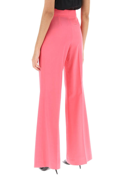 Flared Tailoring Pants  - Fuchsia