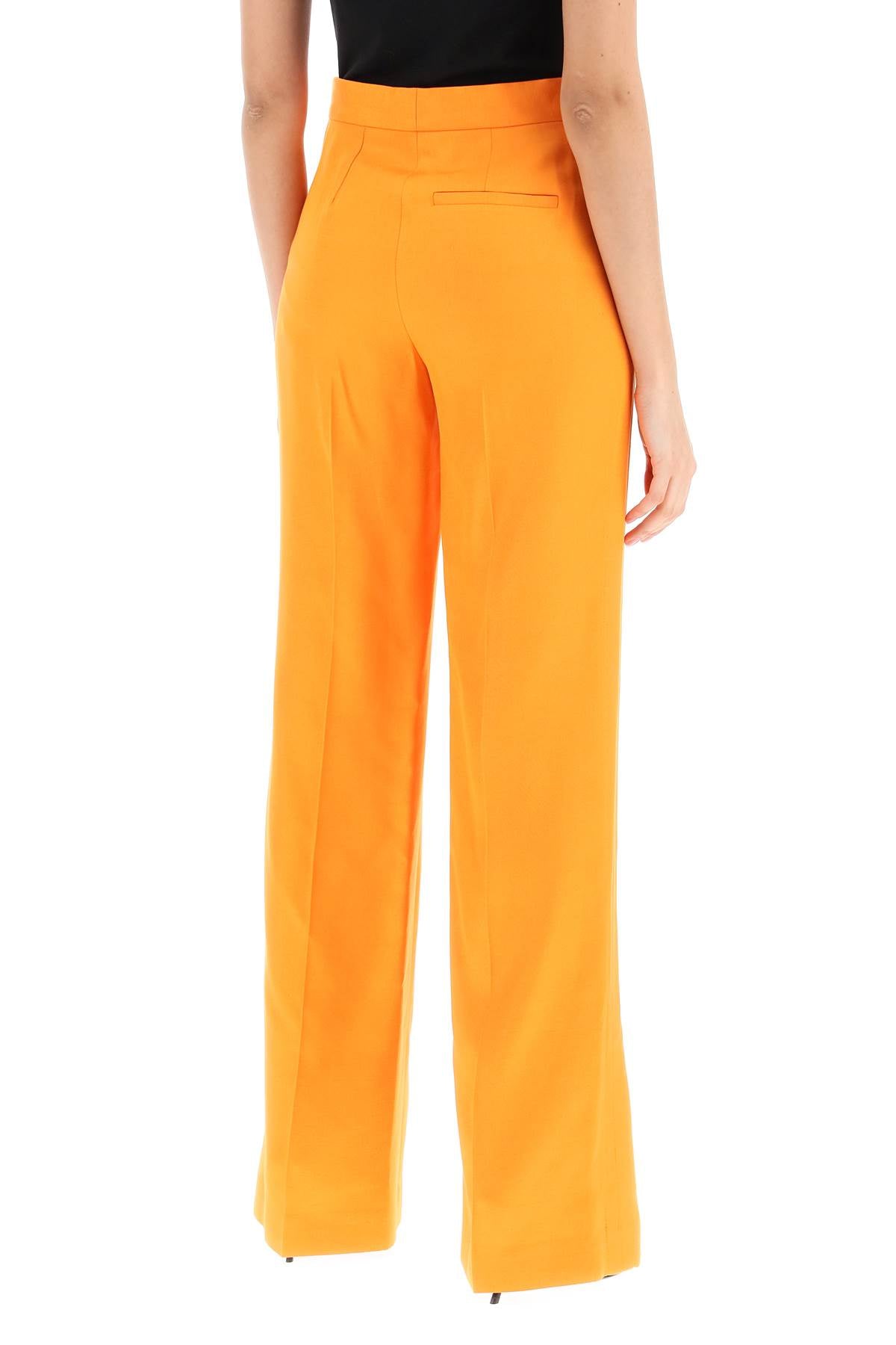 Flared Tailoring Pants  - Orange