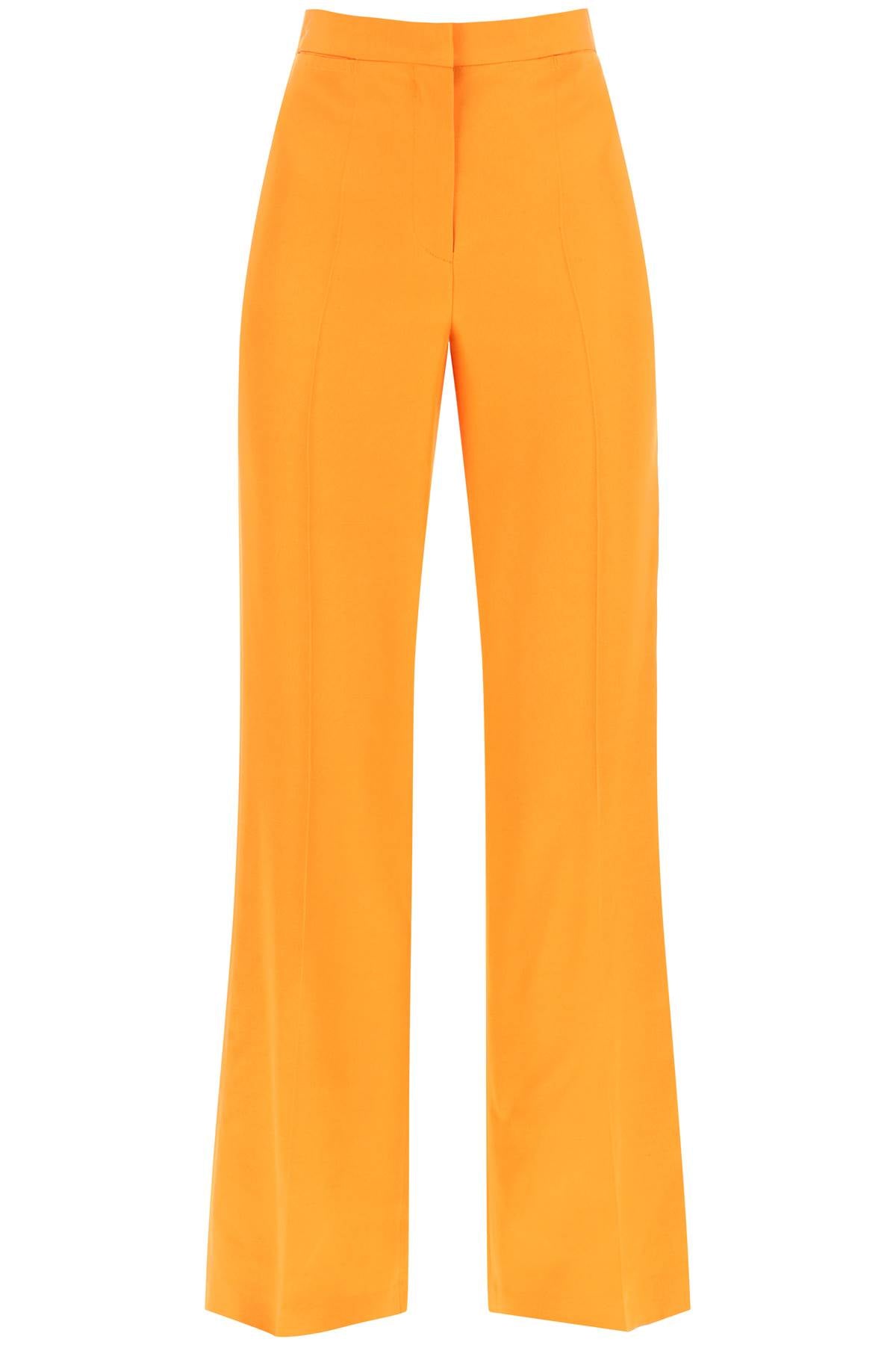 Flared Tailoring Pants  - Orange