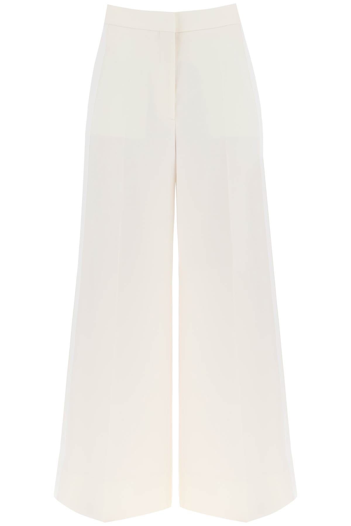 Tailored Wool Trousers  - White