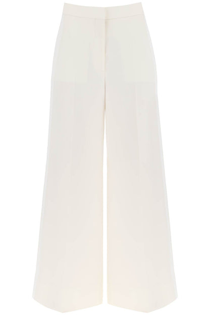 Tailored Wool Trousers  - White