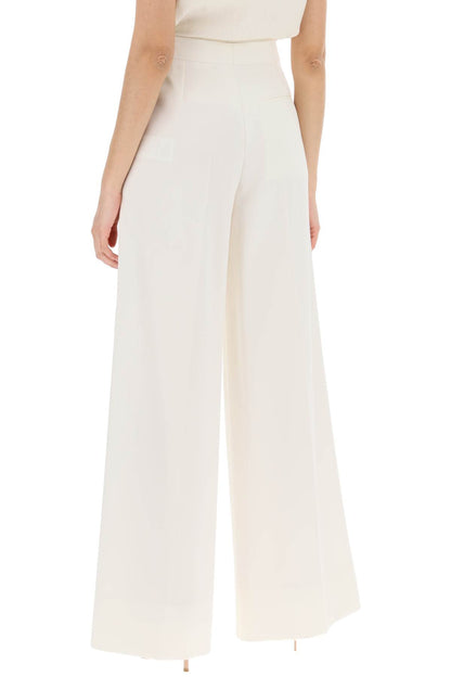 Tailored Wool Trousers  - White