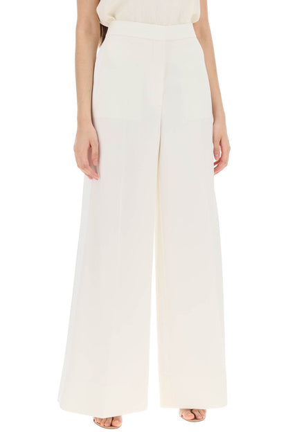 Tailored Wool Trousers  - White