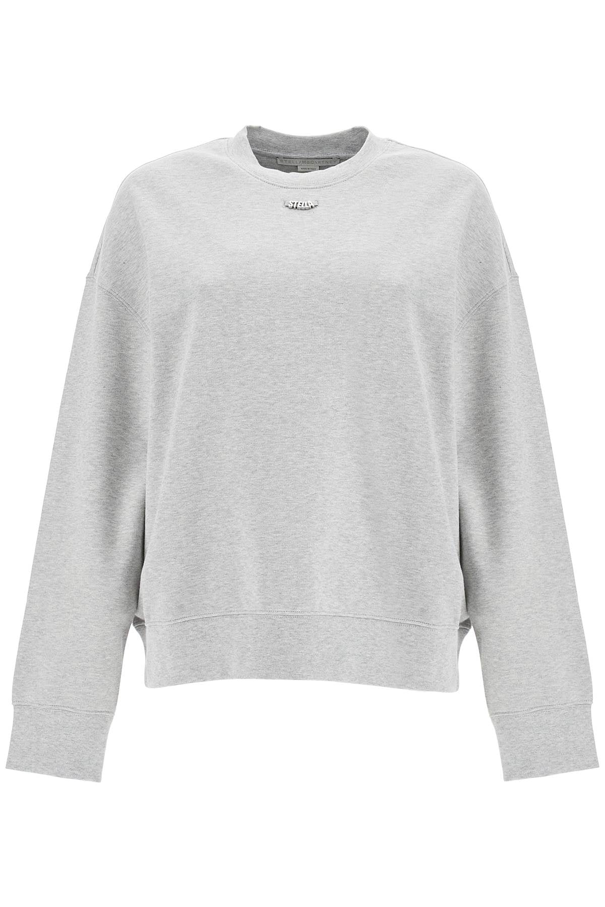 "oversized Sweatshirt With  - Grey