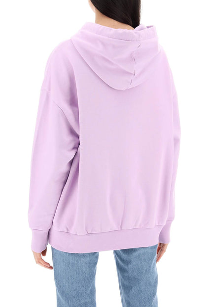 Iconic Mini Heart Hooded Sweatshirt  - Purple