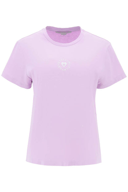 Iconic Mini Heart T-shirt  - Purple