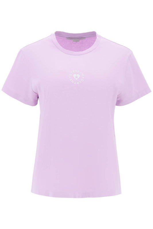 Iconic Mini Heart T-shirt  - Purple