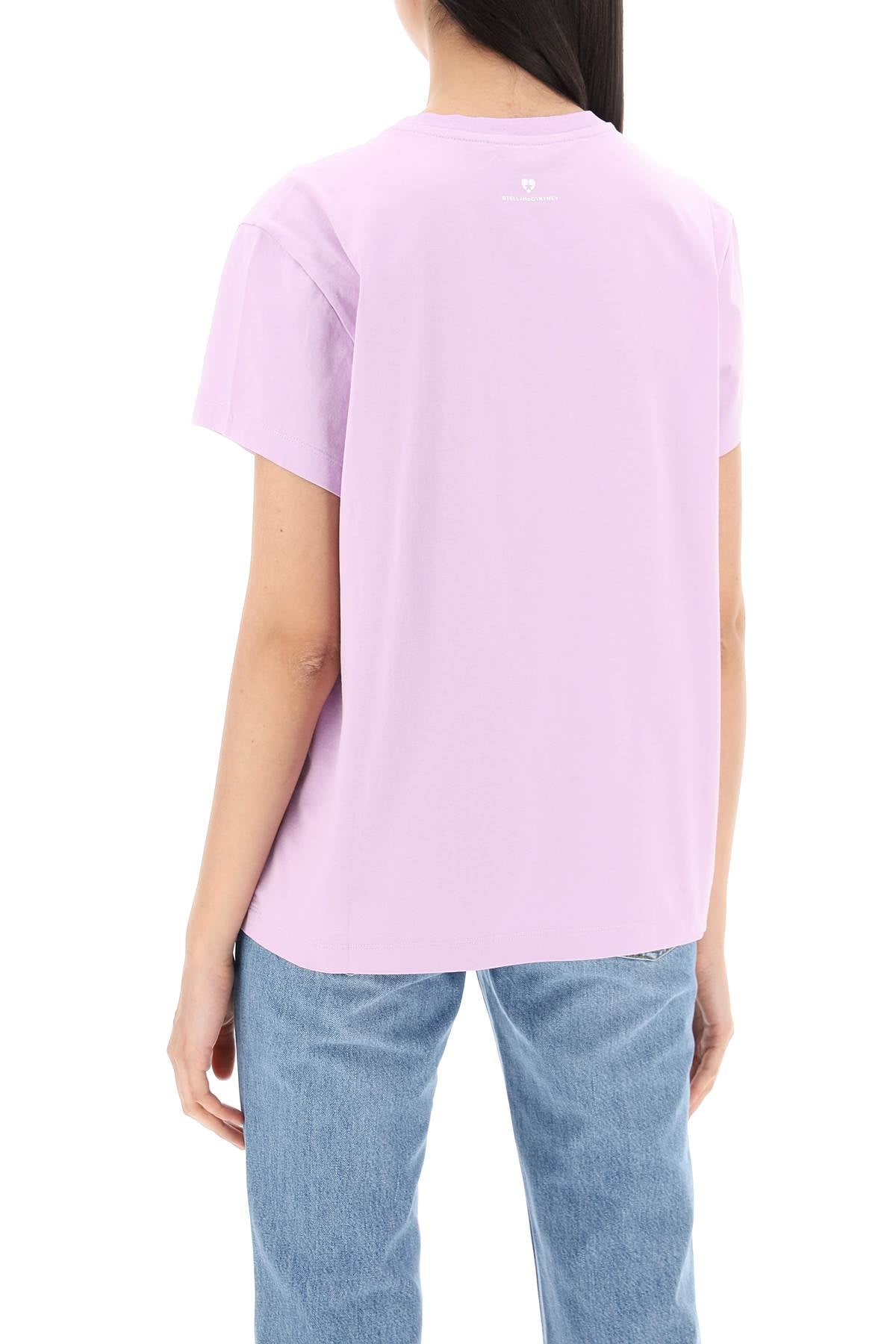 Iconic Mini Heart T-shirt  - Purple