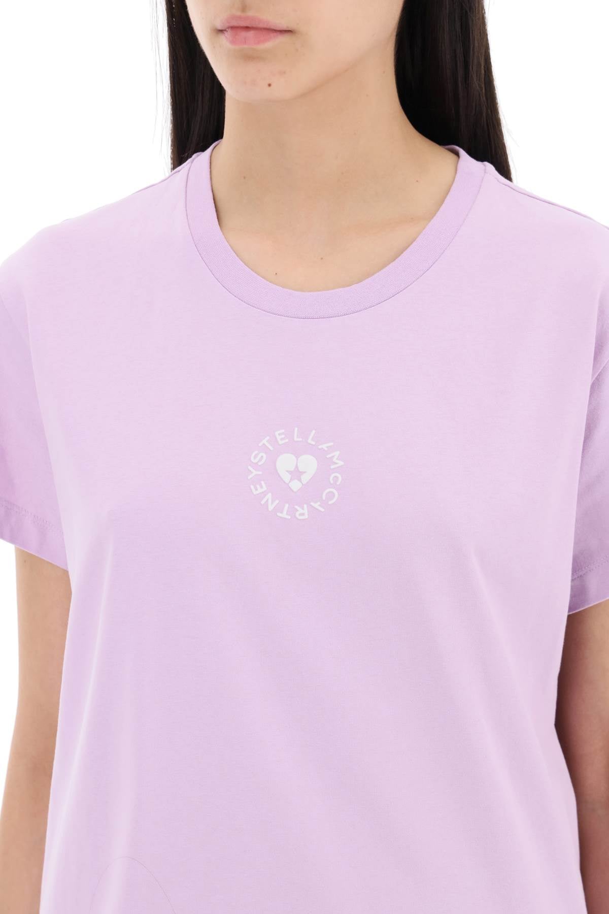 Iconic Mini Heart T-shirt  - Purple