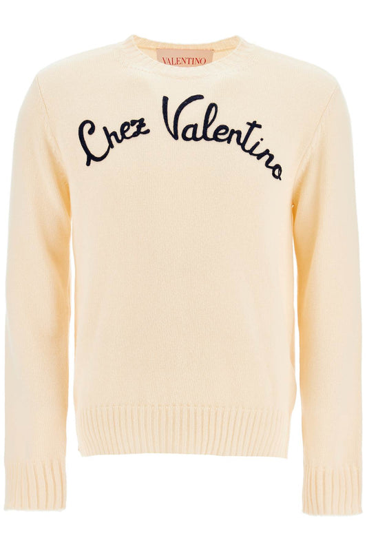 Wool Pullover By Valentino  - Neutro