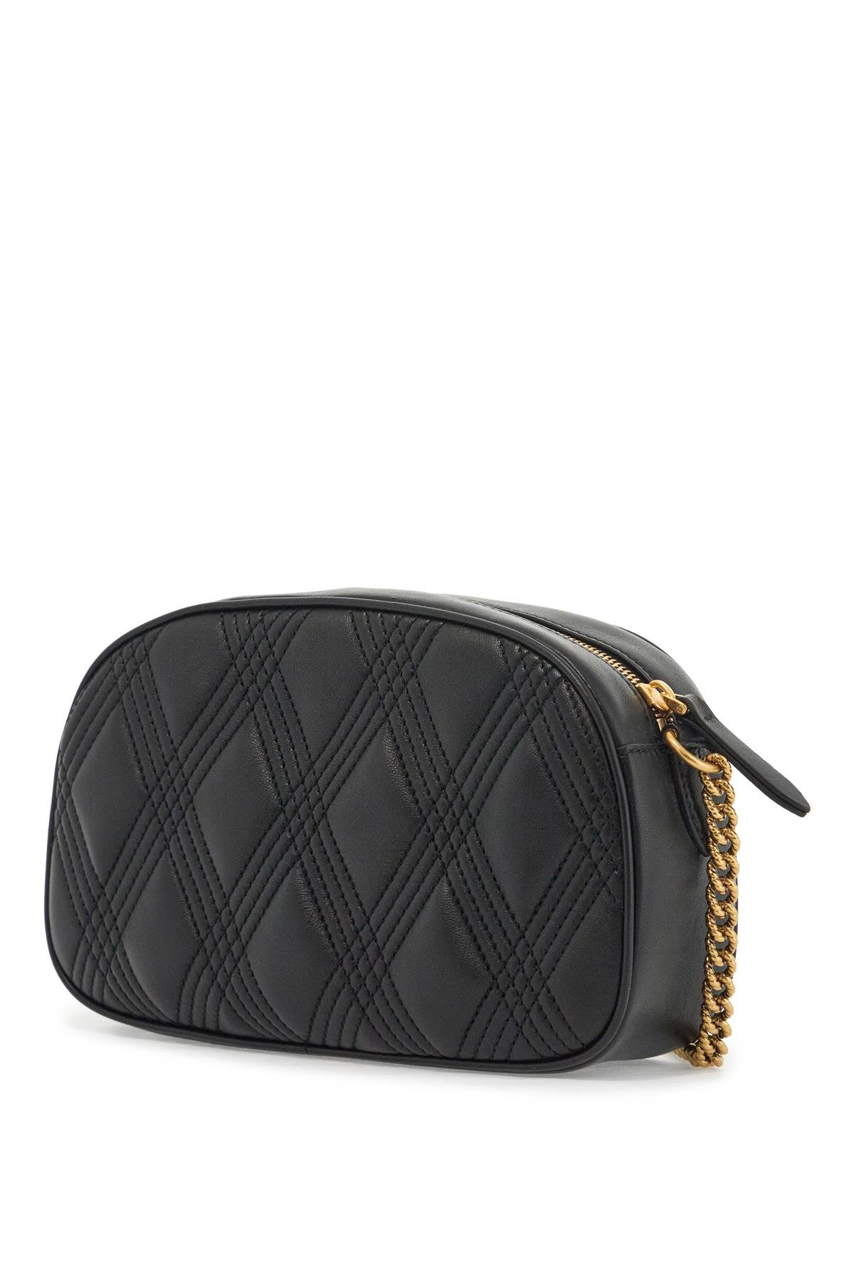 Quilted Shoulder Bag With  - Black