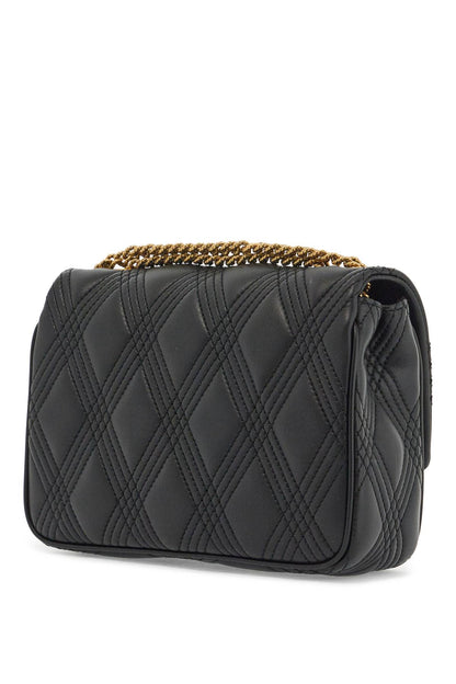 Quilted Shoulder Bag With  - Black