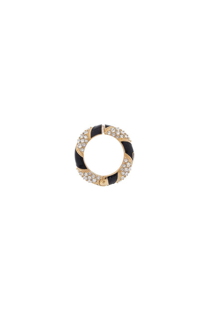 Single Earring, Pas Plus  - Black