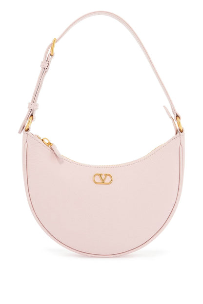 Borsa Hobo Mini In Pelle Rose Quartz  - Pink