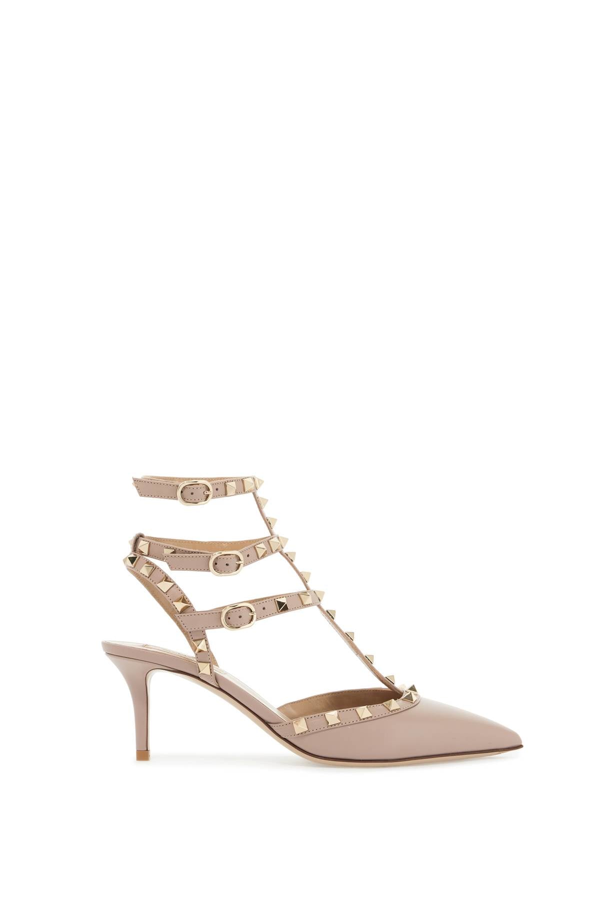 Rockstud Slingback Pumps  - Neutro