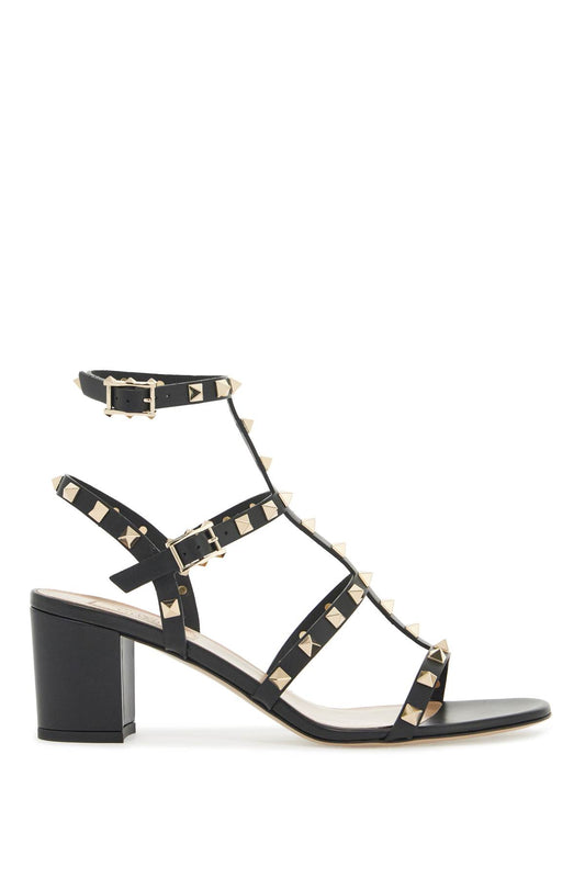 Rockstud Sandals  - Black