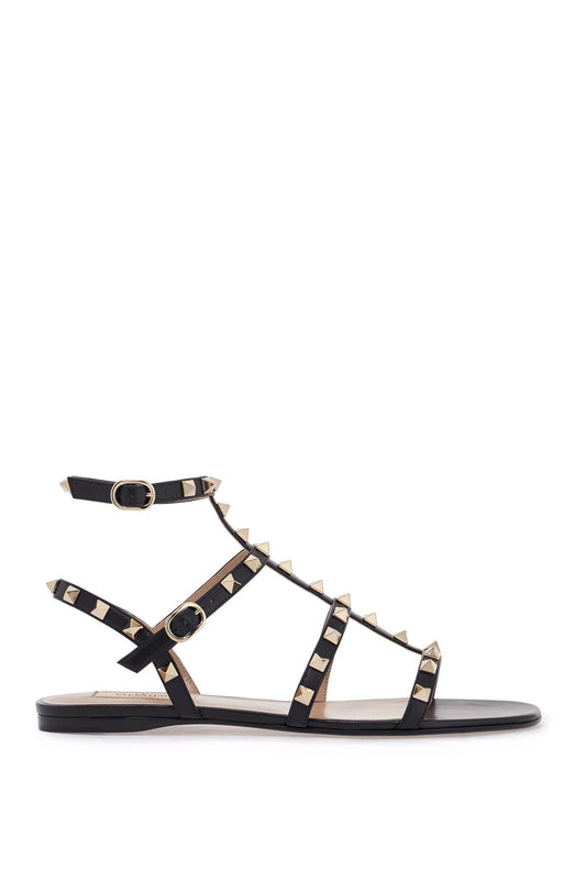 Rockstud Sandals  - Black