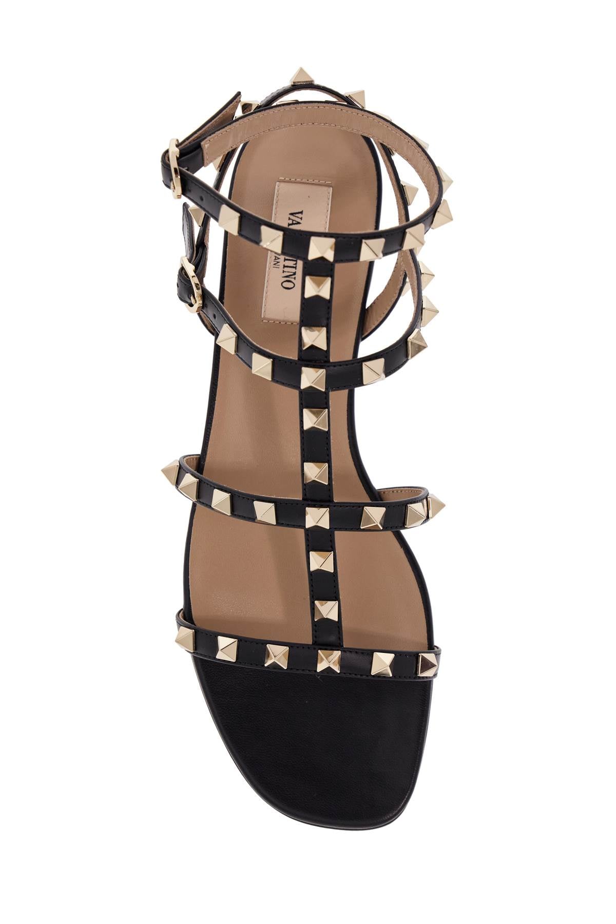 Rockstud Sandals  - Black