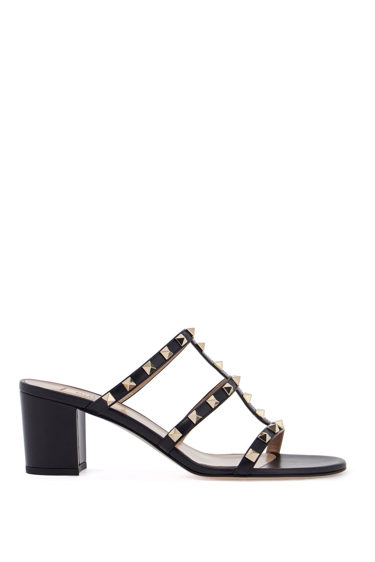 Rockstud Mules  - Black