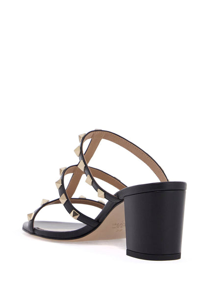 Rockstud Mules  - Black