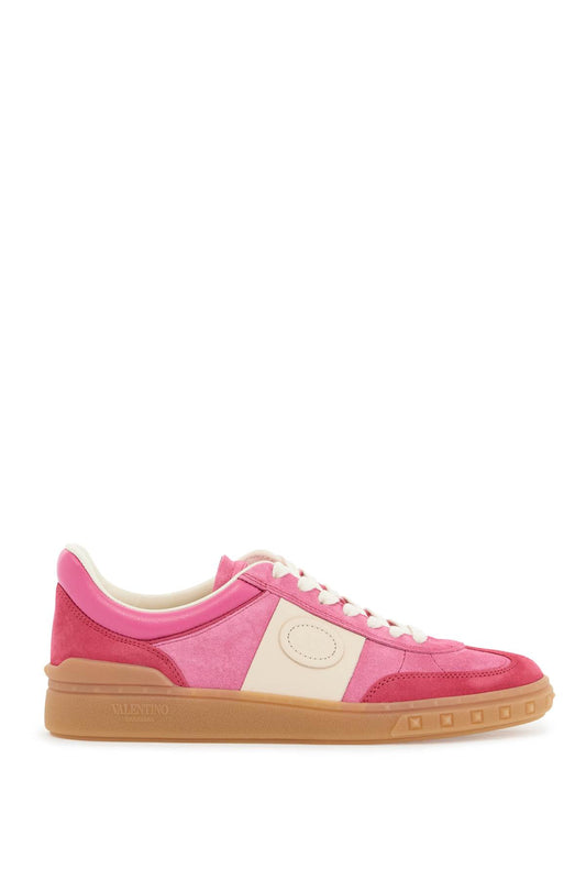 Velcro Sneakers In Cyclamen And Pink  - Pink