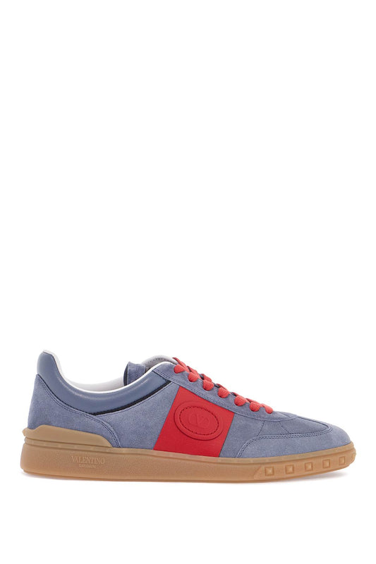 Suede Leather Upvillage Sneakers  - Blue