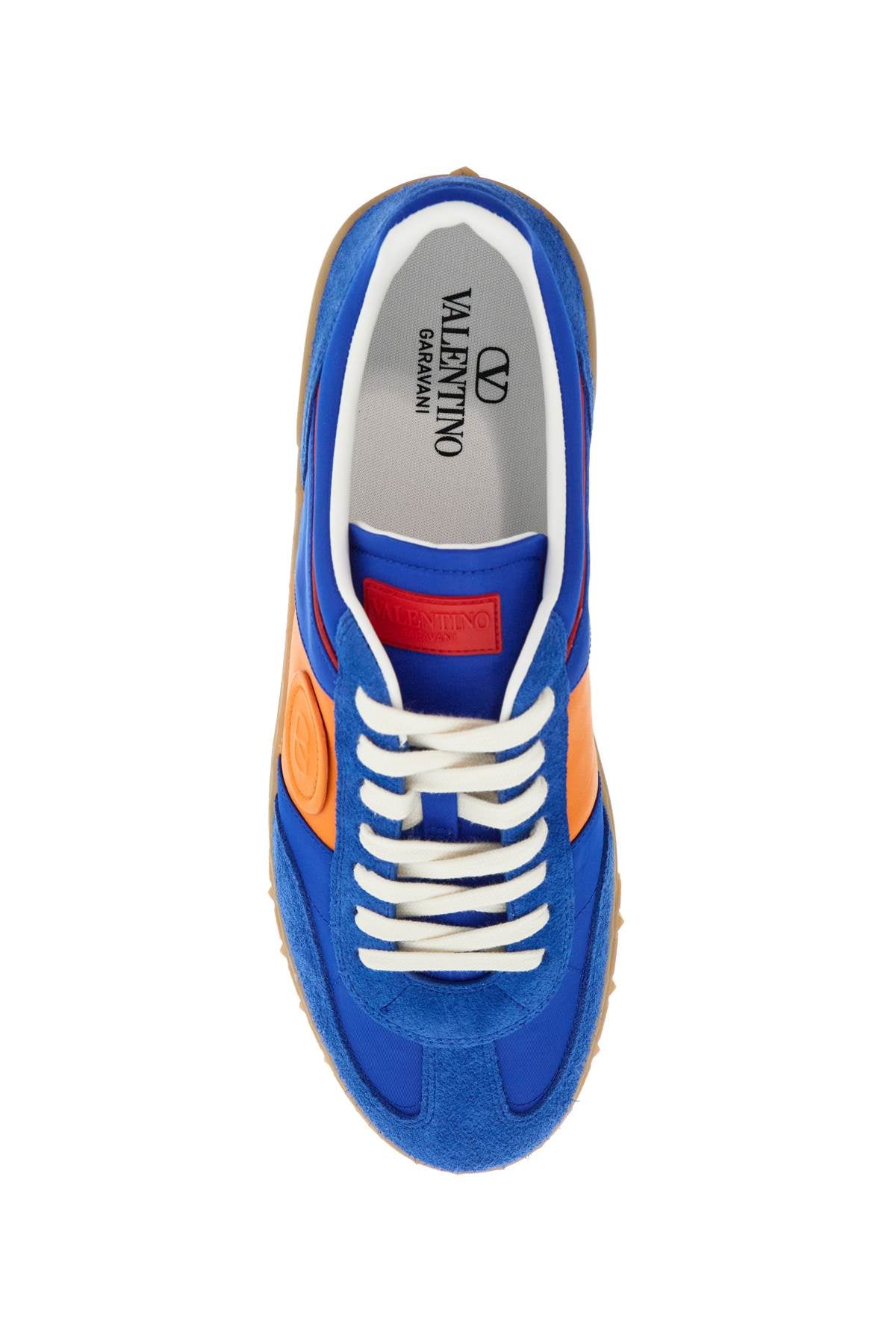 Suede Leather And Nylon Upvillage Sneakers  - Blue