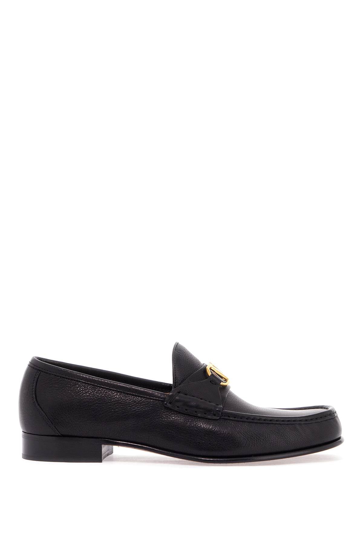 Vlogo Signature Leather Moccas  - Black