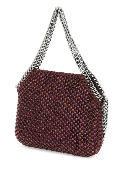 Falabella Mini Bag With Mesh And Crystals  - Purple