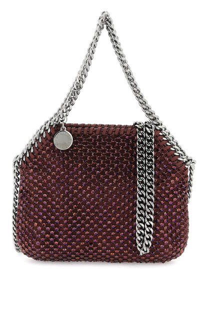 Falabella Mini Bag With Mesh And Crystals  - Purple