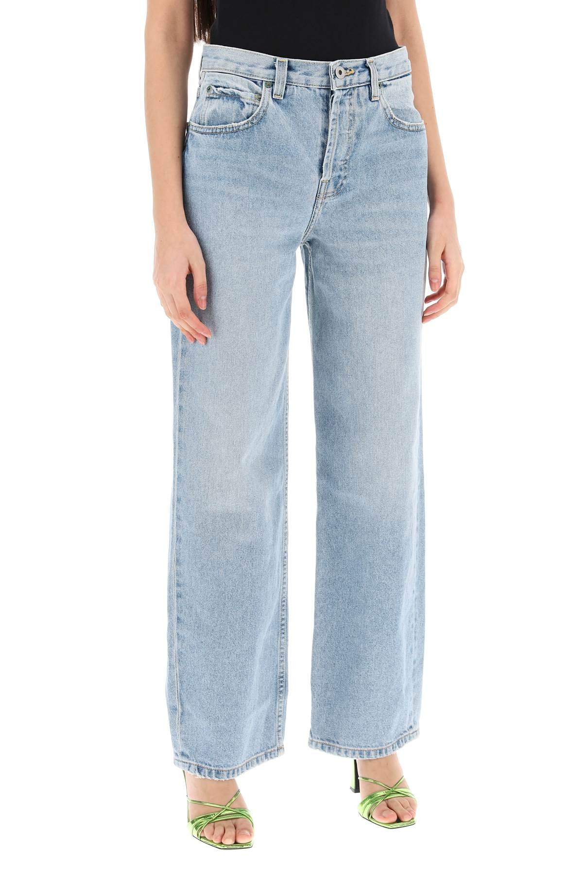 Remy Wide Leg Jeans  - Light Blue