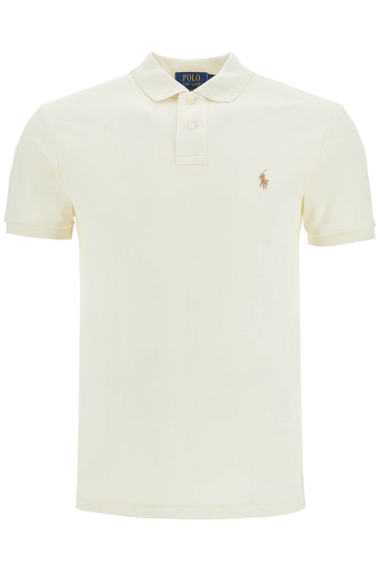 Short-sleeved Polo Shirt  - White