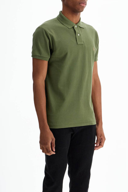 Short-sleeved Polo Shirt  - Green