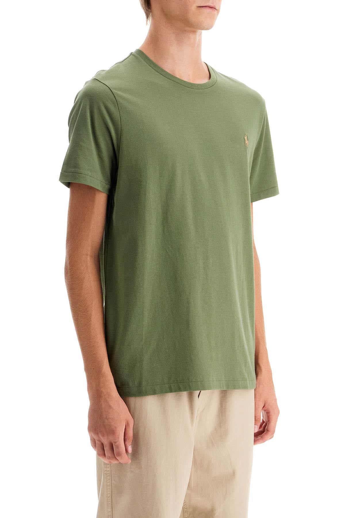 Custom Slim Fit Crewneck T-shirt  - Green