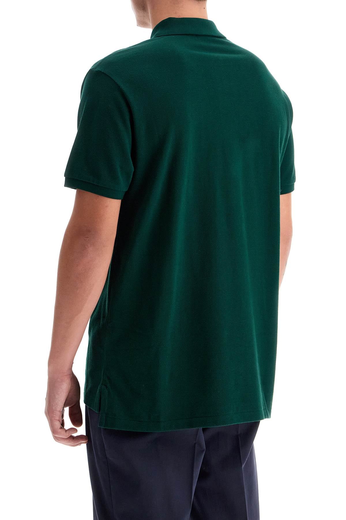 Custom Slim Fit Short Sleeve Polo Shirt  - Green