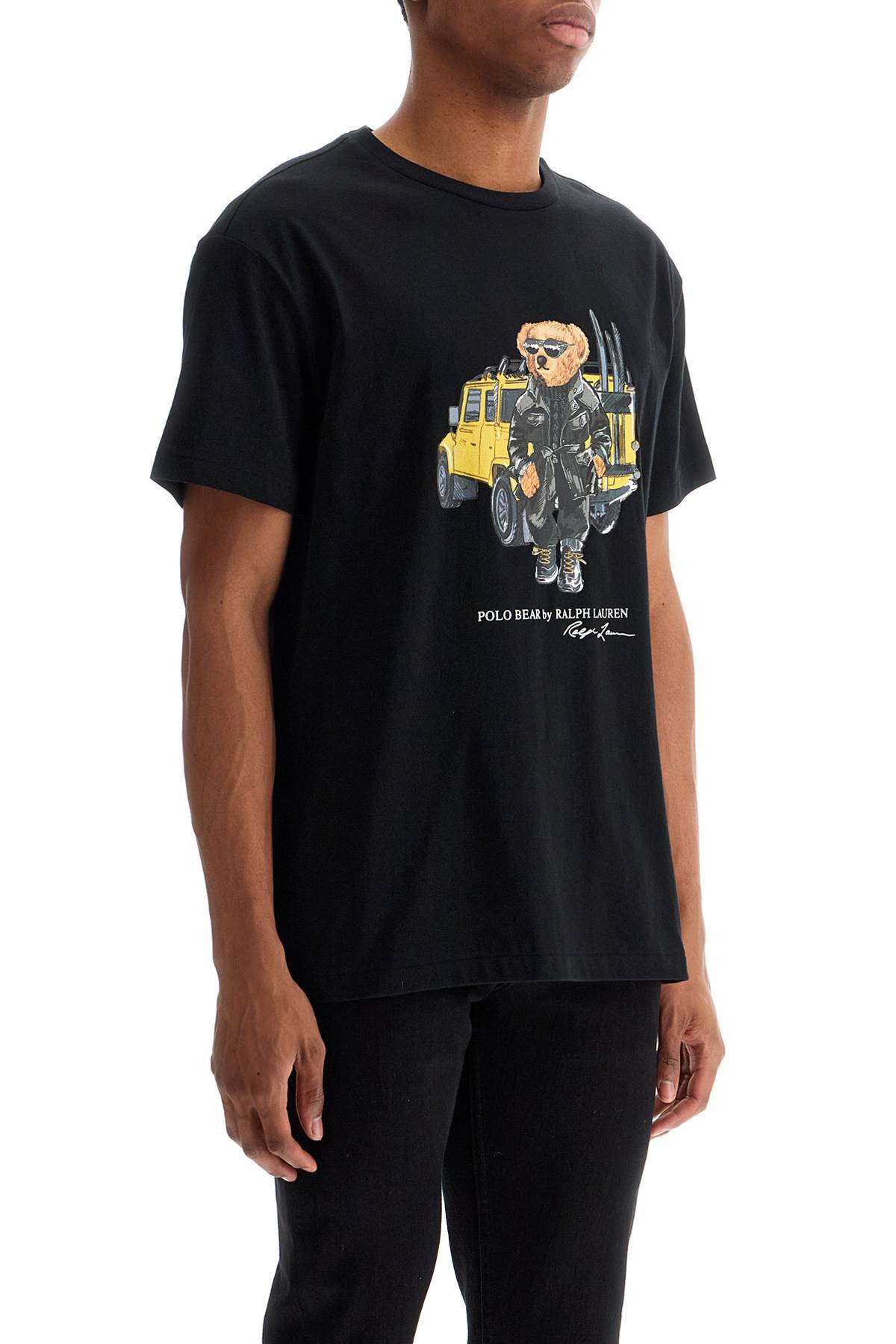 Classic Fit Polo Bear T-shirt  - Black