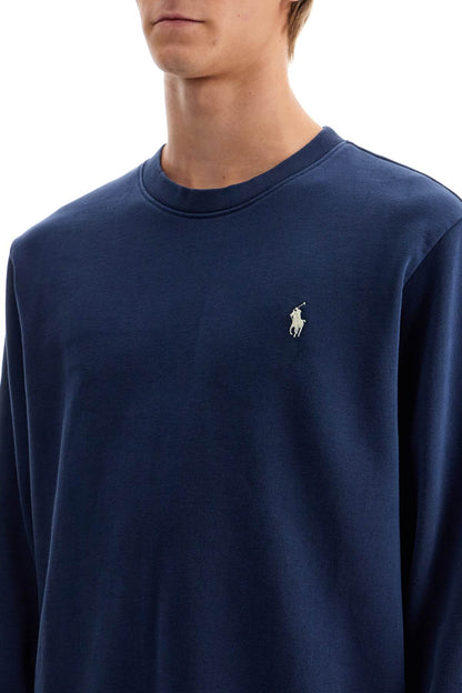 Logo Crewneck Sweatshirt  - Blue