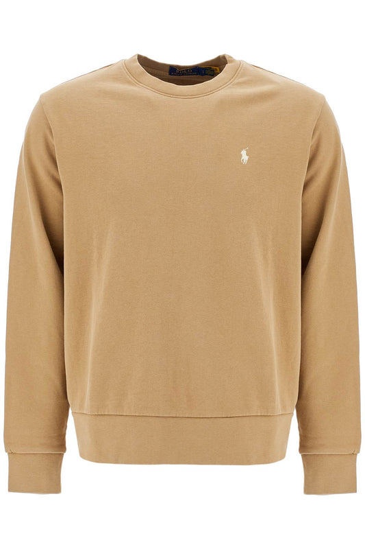 Logo Crewneck Sweatshirt  - Beige