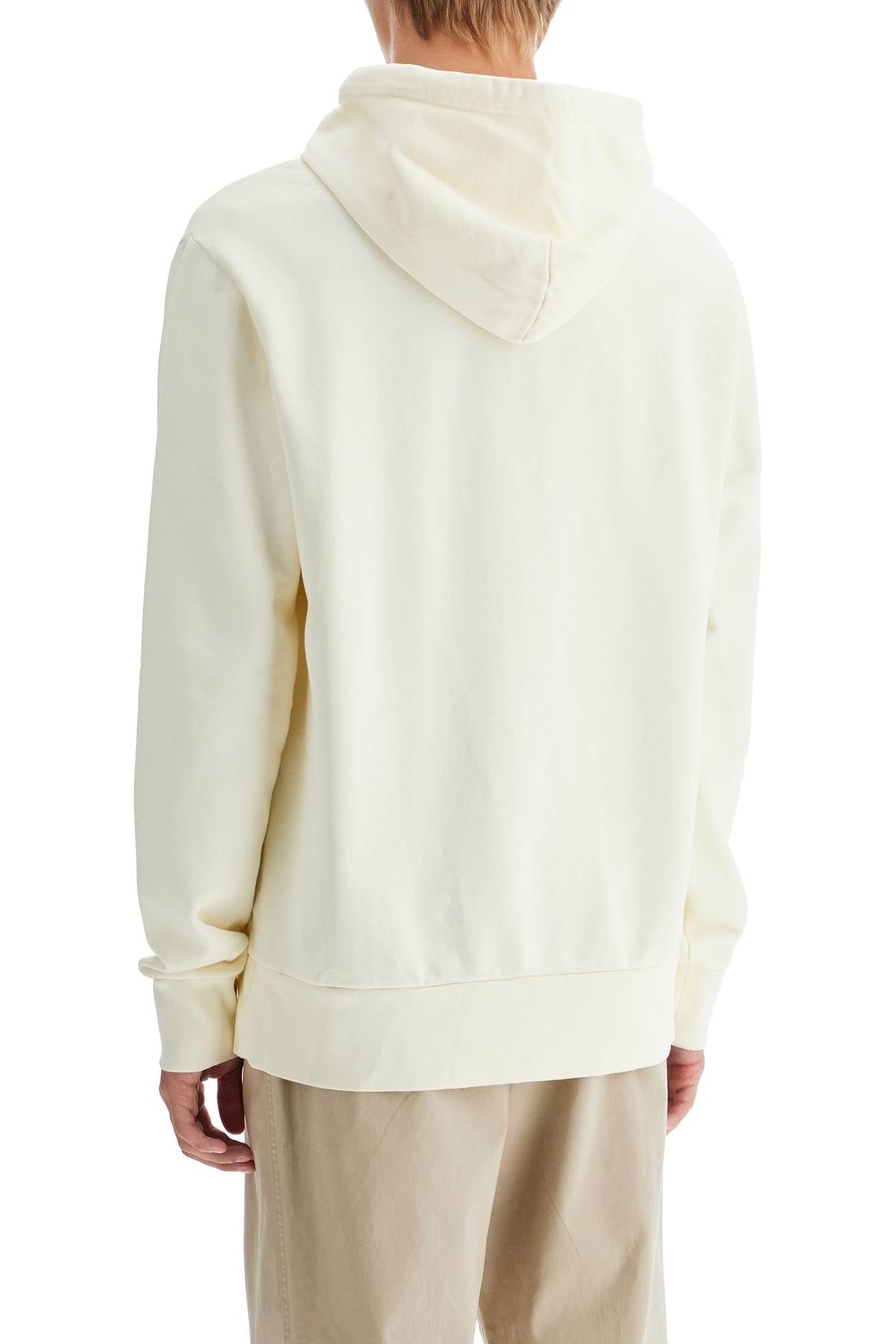 Hooded Sweatshirt With Embroidered Pony  - Neutro