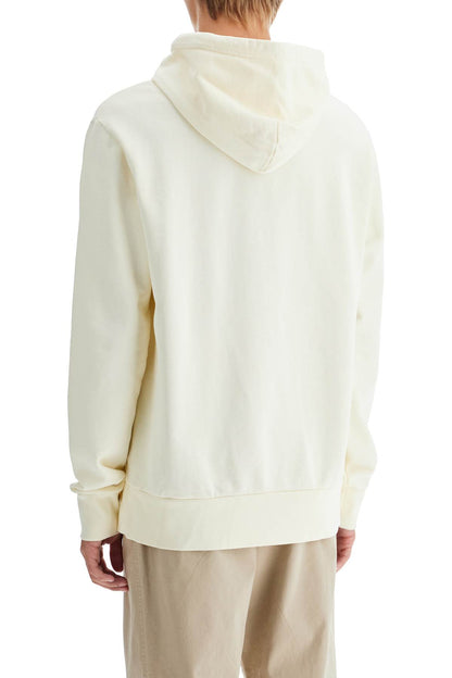 Hooded Sweatshirt With Embroidered Pony  - Neutro